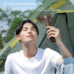 Xiaomi Youpin JISULIFE F8 Multifunctional Mini Fan Handheld Folding Fan, F8 (Brown), F8 V, F8 (White)