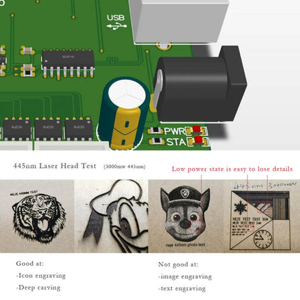 NEJE KZ 3000mW Bluetooth DIY USB Laser Engraver Carving Machine