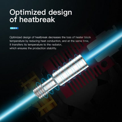 Creality 24V 40W Extruder Full Nozzle Hot End Kit with Nozzle Extruder+Cooling Fan+Shell for Ender-3 3D Printer