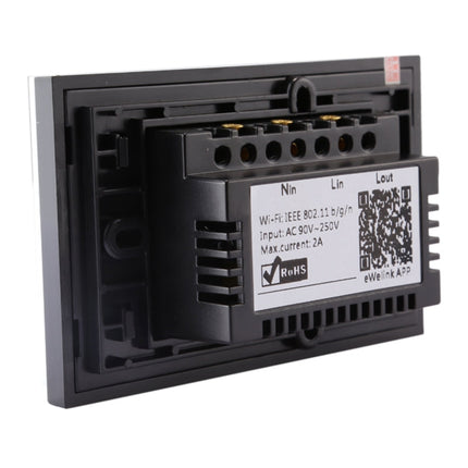 Sonoff  Touch 120mm 1 Gang Tempered Glass Panel Wall Switch Smart Home Light Touch Switch, Compatible with Alexa and Google Home, AC 90V-250V 400W 2A, 120mm