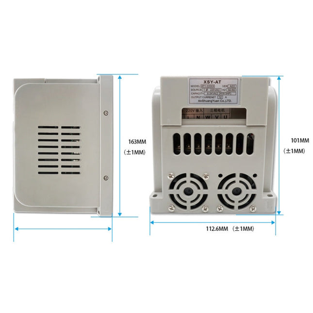 AT1-0450X 0.45KW 220V Single-phase Input Three-phase Output Inverter Motor Governor, AT1-0450X