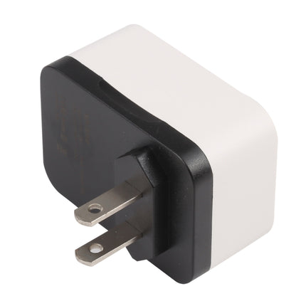 WN-2018 Dual USB Travel Charger Power Adapter Socket, US Plug, US Plug