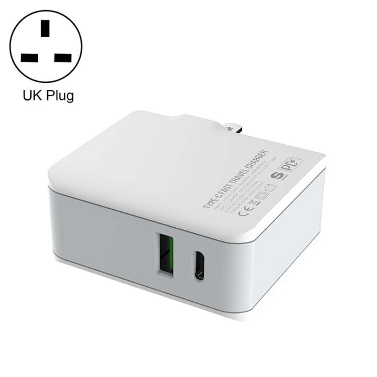 LDNIO A4403C 30W PD + Auto-id Foldable Fast Travel Charger with 1m 8 Pin Cable, AU Plug, with 8 Pin Cable, 30W with 8 Pin Cable