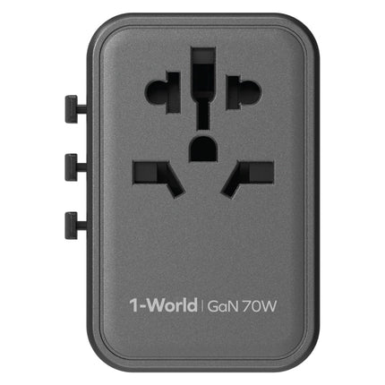 MOMAX 1-World UA8 PD 70W Fast Charger Power Adapter, UA8