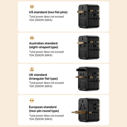 MOMAX 1-World UA8 PD 70W Fast Charger Power Adapter, UA8
