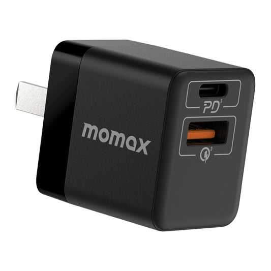 MOMAX UM36 PD 20W USB-C / Type-C + USB Fast Charger Power Adapter, CN Plug, UM36