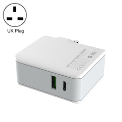 LDNIO A4403C 30W PD + Auto-id Foldable Fast Travel Charger with 1m USB-C / Type-C Cable, AU Plug, with Type-C Cable, 30W with Type-C Cable