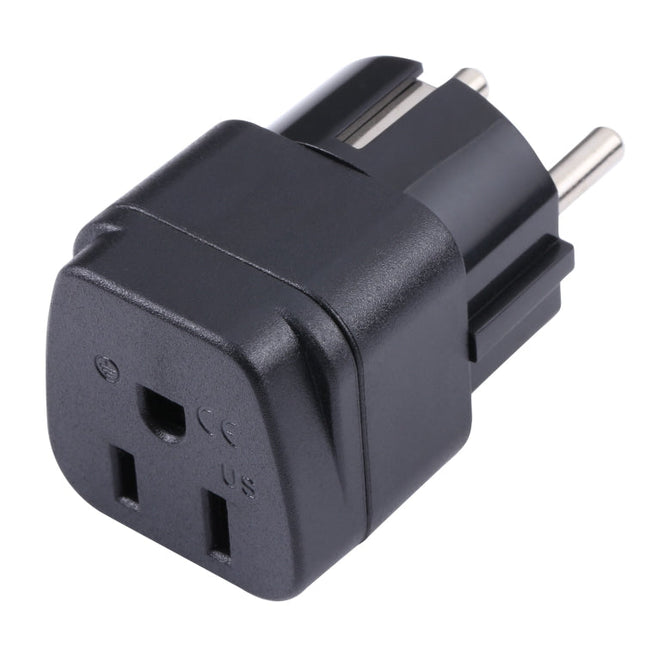 Portable Three-hole US to UK Plug Socket Power Adapter, US to EU, US to UK