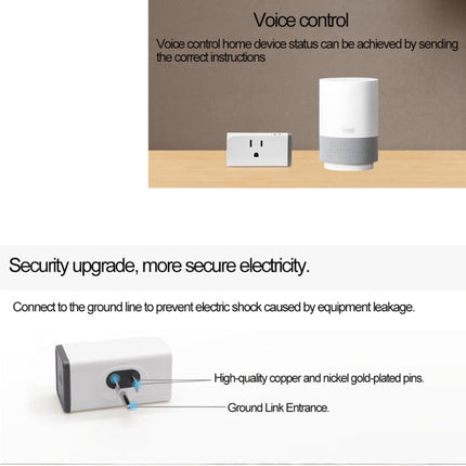 Sonoff S31 16A Phone APP Remote Timing & Power Energy Usage Monitor Mini WiFi Smart Socket Works with Alexa and Google Home, US Plug, S31 US