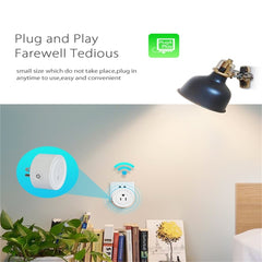 NEO NAS-WR06W WiFi US Smart Power Plug,with Remote Control Appliance Power ON/OFF via App & Timing function, NAS-WR06W