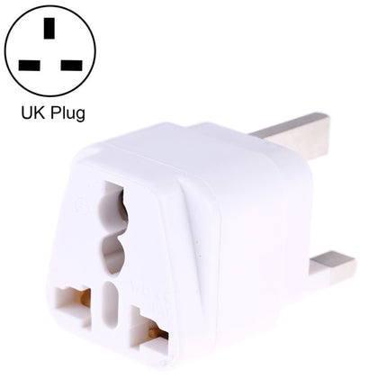Portable Universal Socket to UK Plug Power Adapter Travel Charger with Fuse, UK Plug(with Fuse)