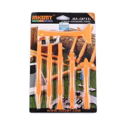 JAKEMY JM-OP16 6 in 1 Fiber Opening Tool Set, JM-OP16