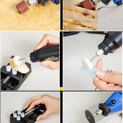 WLXY P-800 80 in 1 Mini Electric Drill Grinder Set, 110V-240V, US Plug