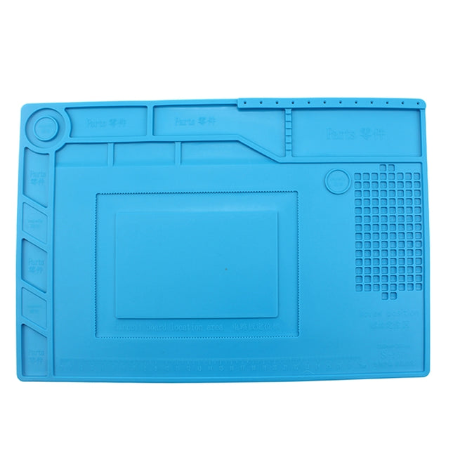 JIAFA S-150 Maintenance Platform Heat-resistant Repair Insulation Pad Silicone Mats with Screws Position, S-150