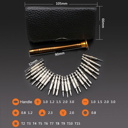 25 in 1 Screwdriver for iPhone 3/4/5/6,Galaxy, Huawei, Xiaomi, Other Smart Phones, Digital Cameras, Laptop, Watch, Glasses, 25 in 1