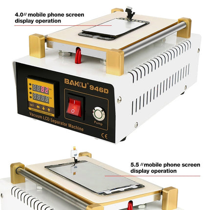 BAKU BK-946D 200W Vacuum LCD Touch Panel Separator Machine, AC 220V, BK-946D 200W 220V