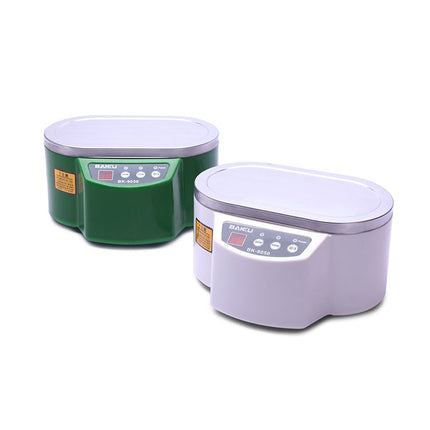 BAKU BK-9050 30W / 50W Adjustable 0.6L LCD Display Ultrasonic Cleaner, AC 220V, BK-9050 30W / 50W 0.6L 220V Green, BK-9050 30W / 50W 0.6L 220V White