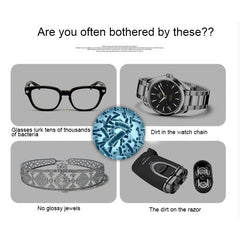 BAKU BK-3550 35W / 50W Adjustable 0.8L LCD Display Ultrasonic Cleaner, AC 220V, EU Plug, BK-3550 35W / 50W 0.8L 220V