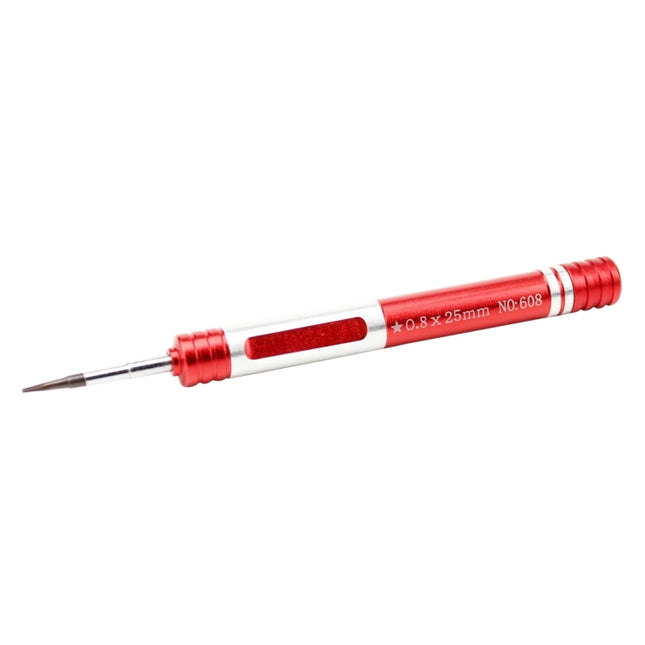 608-0.8 Pentalobe 0.8 Screwdriver for iPhone Charging Port Screws, 0.8 Pentalobe (Red)