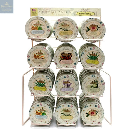 Empty Botanical stand for holding 12 x 4 tins (d) 20 x (w) 37 x (h) 50cm (FOC with 24 outers)