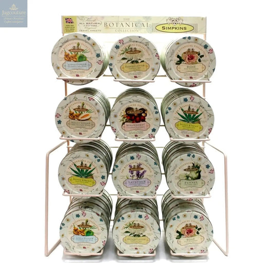 Empty Botanical stand for holding 12 x 4 tins (d) 20 x (w) 37 x (h) 50cm (FOC with 24 outers)