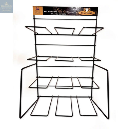 Empty stand for holding 12 x 4 tins (d) 18 x (w) 32 x (h) 51cm (FOC with 24 outers)