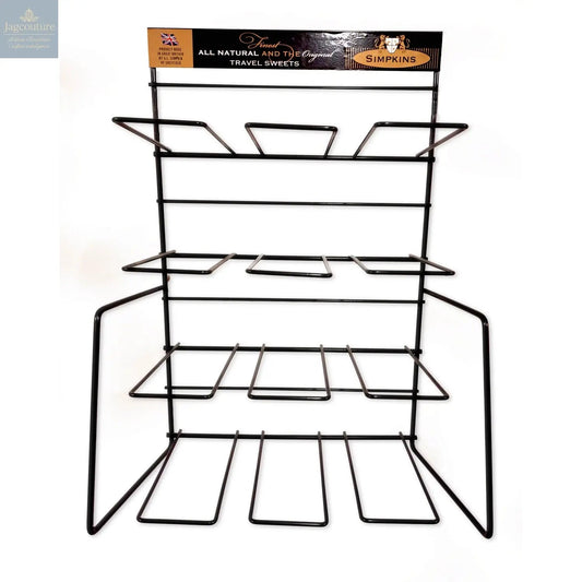 Empty stand for holding 12 x 4 tins (d) 18 x (w) 32 x (h) 51cm (FOC with 24 outers)