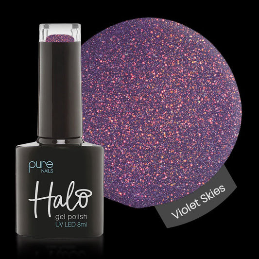 Gel Nail Polish Violet Skies 8ml