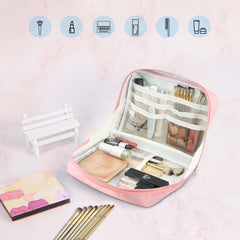 FunAdd Large-capacity Pencil Case Storage Organizer Canvas Cosmetic Bag, Size: 230 x 170 x 75mm