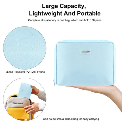 FunAdd Large-capacity Pencil Case Storage Organizer Canvas Cosmetic Bag, Size: 230 x 170 x 75mm, 230 x 170 x 75mm