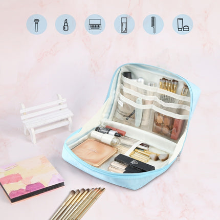 FunAdd Large-capacity Pencil Case Storage Organizer Canvas Cosmetic Bag, Size: 230 x 170 x 75mm, 230 x 170 x 75mm