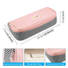 HAWEEL Pencil Case Cosmetic Storage Organizer Canvas Glasses Bag, Size: 230 x 110 x 70mm