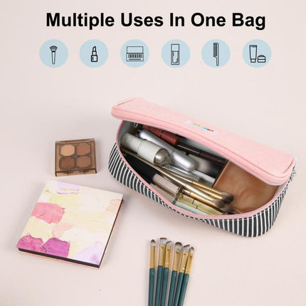 HAWEEL Pencil Case Cosmetic Storage Organizer Canvas Glasses Bag, Size: 230 x 110 x 70mm, 230 x 110 x 70mm