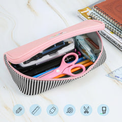 HAWEEL Pencil Case Cosmetic Storage Organizer Canvas Glasses Bag, Size: 230 x 110 x 70mm