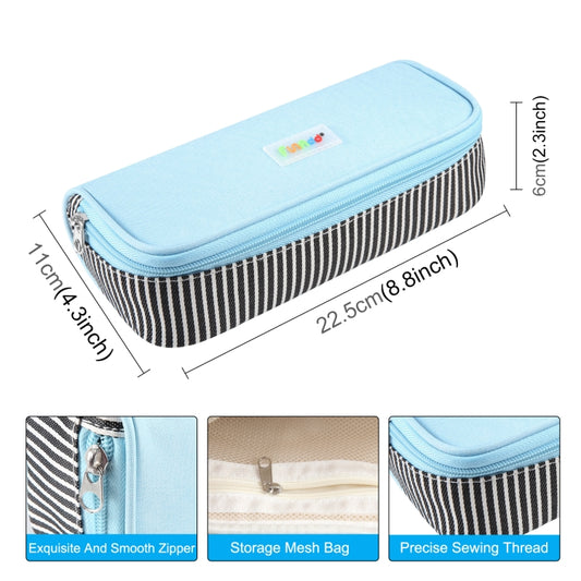 HAWEEL Pencil Case Cosmetic Storage Organizer Canvas Glasses Bag, Size: 230 x 110 x 70mm, 230 x 110 x 70mm