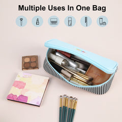HAWEEL Pencil Case Cosmetic Storage Organizer Canvas Glasses Bag, Size: 230 x 110 x 70mm, 230 x 110 x 70mm