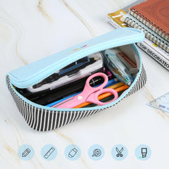 HAWEEL Pencil Case Cosmetic Storage Organizer Canvas Glasses Bag, Size: 230 x 110 x 70mm, 230 x 110 x 70mm