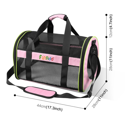 FUNADD Pet Travel Carrier Bag Shoulder Foldable Tote Bag