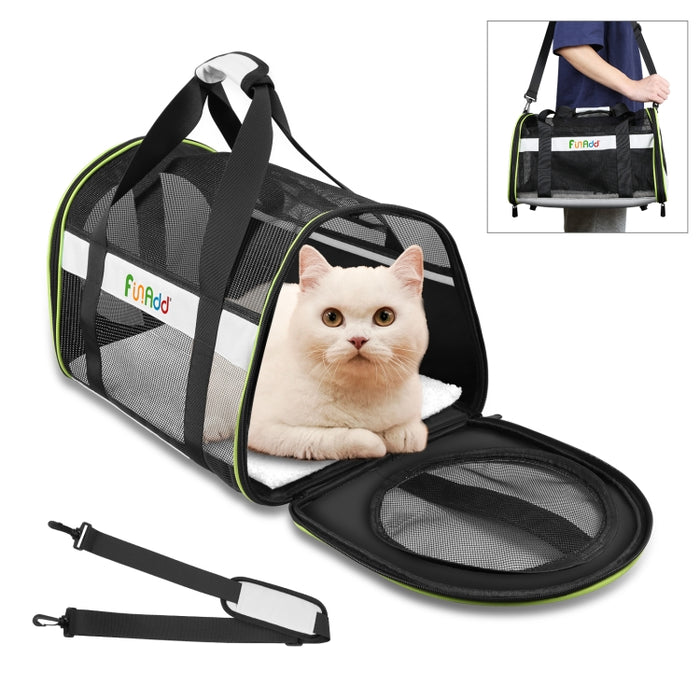 FUNADD Pet Travel Carrier Bag Shoulder Foldable Tote Bag, Carrier Bag