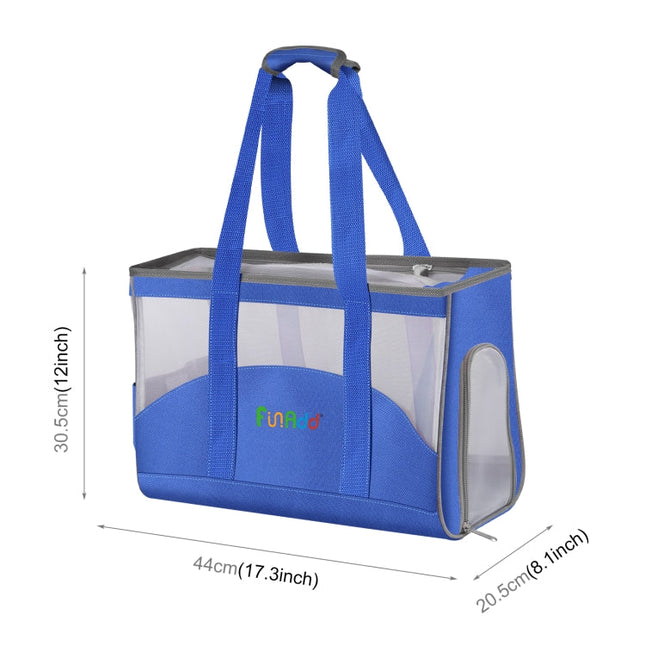 FUNADD Portable Breathable Pet Bag Outdoor Shoulder Tote Bag, Breathable Pet Bag