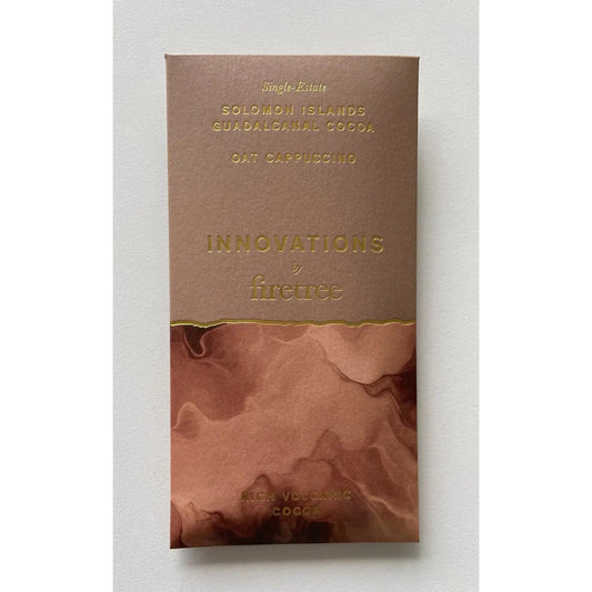 Innovations Solomon Islands Guadalcanal cocoa oat cappuccino dark chocolate bar
