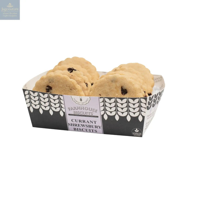 Farmhouse currant Shrewsbury biscuits in tray - VAT FREE