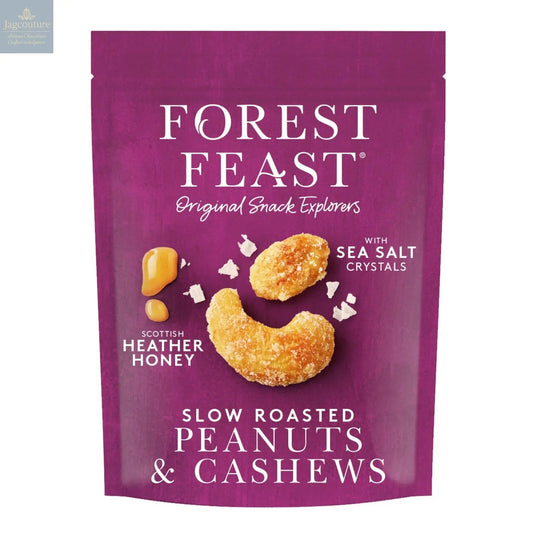 Forest Feast slow roasted peanuts & cashews with sea salt and honey in pouch