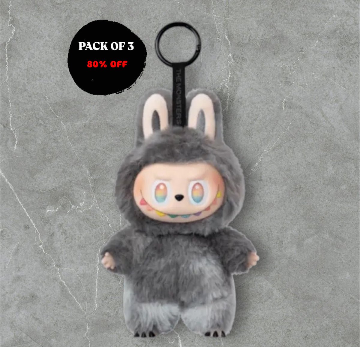 Labubu Big Into Energy Monster Keychain - Pop Mart