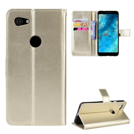 Retro Crazy Horse Texture Horizontal Flip Leather Case for Google Pixel 3XL lite, with Holder & Card Slots & Photo Frame