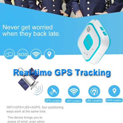 REACHFAR V28 Necklace Style GSM Mini LBS WiFi AGPS Tracker SOS Communicator, RF-V28