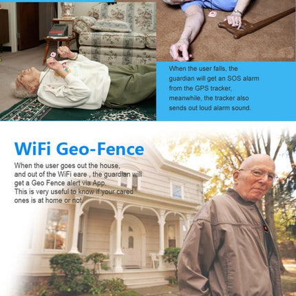 REACHFAR V28 Necklace Style GSM Mini LBS WiFi AGPS Tracker SOS Communicator, RF-V28