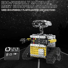 MoFun SW(RC)009 DIY Stainless Steel Assembly Remote Control Robot Interactive Intelligence Toy