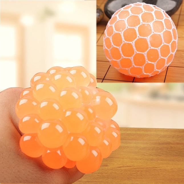 6cm Anti-Stress Face Reliever Grape Ball Extrusion Mood Squeeze Relief Healthy Funny Tricky Vent Toy, 6cm Green, 6cm Blue, 6cm Magenta, 6cm Orange
