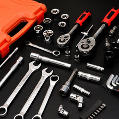 150 In 1 Multi-function Car Repair Combination Toolbox Ratchet Wrench Set